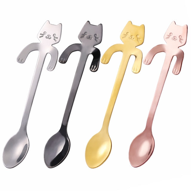 Cute Cat Coffee Spoon