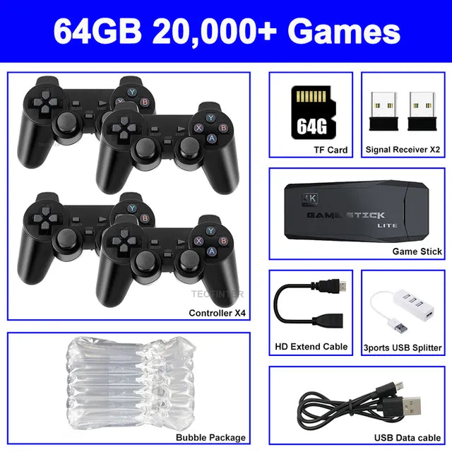 Video Game Console 4K HD Handheld Game Player