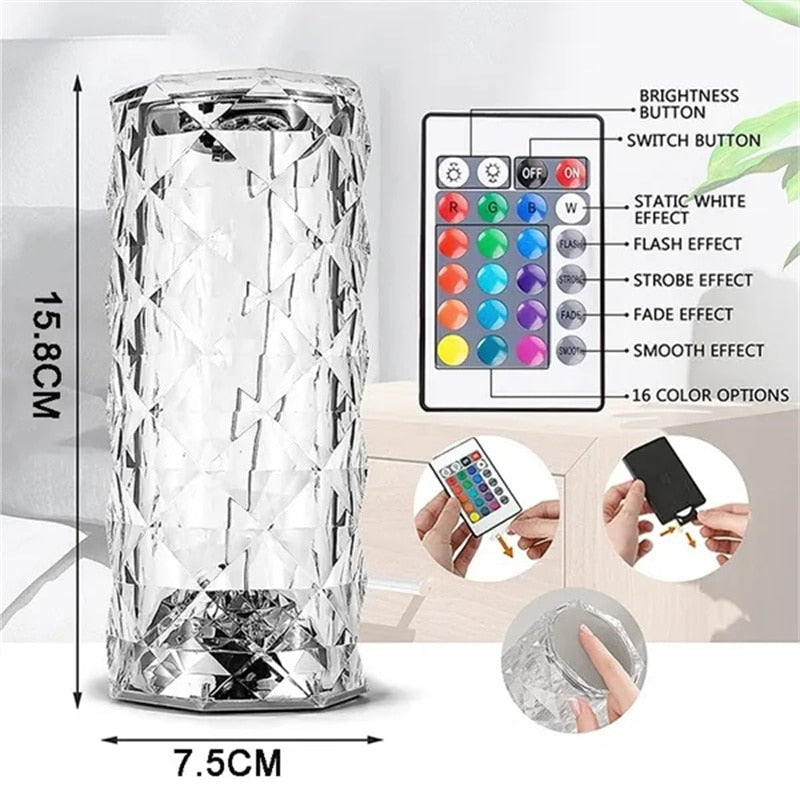 Atmosphere Crystal Night Light